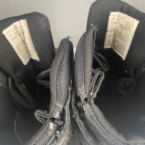 Thorogood BBP Waterproof Side-Zip Men's size 11 M Black Leather Tactical Boots - Picture 6 of 16